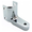Bottom bathroom stall hinge bracket #90H240