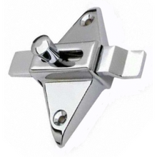 Slide latch for bathroom stall doors. Offset Bar