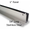One Ear Continuous Wall Bracket for Bathroom Stall Repair. 1" Panel. Stainless Steel, 54" Long