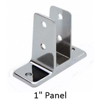 Two ear urinal screen bracket for 1" bathroom stall panel