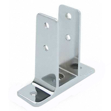 Urinal screen wall bracket for 1-1/4" bathroom stall panel. Extra High