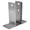 Stainless steel urinal screen bracket for 1-1/4" bathroom stall panel. Extra High
