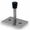 Door Stop with bumper for bathroom stalls. Stainless Steel