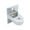 Bathroom stall top hinge bracket. Flat for surface mount.