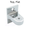 Bathroom stall top hinge bracket. Flat for surface mount.