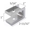 Bathroom stall top hinge door insert for 1" door