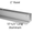 One Ear Continuous Wall Bracket for Bathroom Stall Repair. 1" Panel. Aluminum, 57-1/2" Long