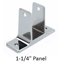 Two ear wall bracket for 1-1/4" bathroom stall panel