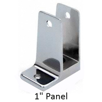 One ear wall bracket for 1" bathroom stall panel
