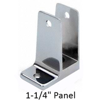 One ear wall bracket for 1-1/4" bathroom stall panel