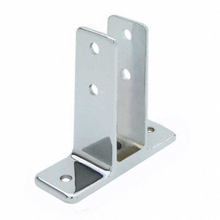Urinal screen bracket for 1" bathroom stall panel. Extra High