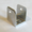 Chrome plated U-bracket for 1" bathroom stall panel