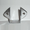 Chrome plated bracket for 1" bathroom stall headrail