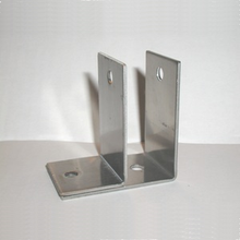 One ear wall bracket for 7/8" bathroom stall panel
