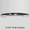 Door pull for bathroom stalls. 2-3/4" hole spacing. Chrome plated