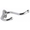 Two Prong Coat Hook for bathroom stalls. Chrome plated