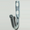 Single prong wall hook for bathroom stalls. Zinc plated steel wire