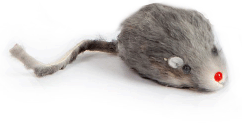 Real Fur Mouse Cat Toy