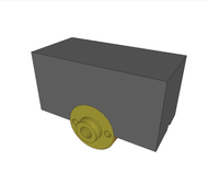 COUPLING NIPPLE, BUILT-IN ND3, DEPRESSURISED COUPLING ONLY, 300 bar