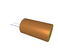 UNIVERSAL CYLINDER, D.A., M65 x 1.5, ? 40/25 mm, 100 mm STROKE, r = 4 mm, 500 bar