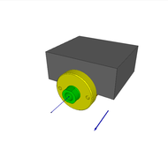 THREADED-BODY CYLINDER, D.A., FKM, ? 40/25 x 40 mm STROKE, W/ FEMALE THREAD, 500 bar