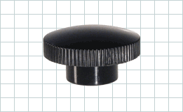 CLM-542-KTK Carr Lane Manufacturing Knurled Knob Thread M8 Phenolic Tapped Diameter 1-3/8 