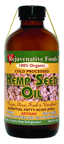 Hemp Oil, Certified Organic Hemp Seed Oil