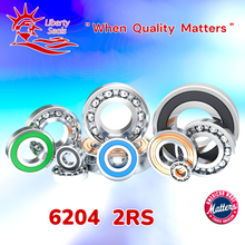 6204 2RS     20 X 47 X 14     WITH RUBBER SEALS