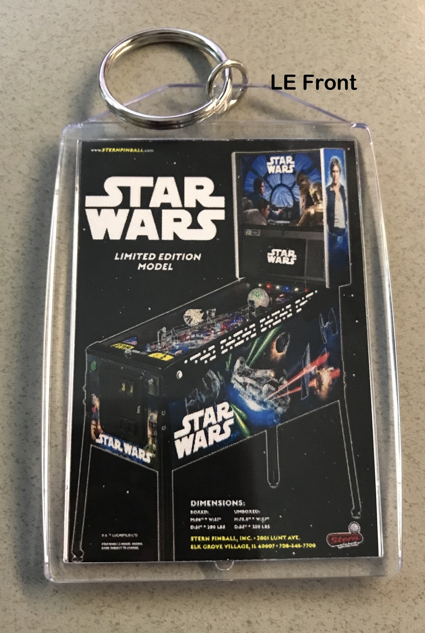 Star Wars Pinball Machine >> Stern Star Wars Pinball Machine Key Chain Flyer Arcade Adventures Star Wars Pinball Machine >> Stern Star Wars Pinball Machine Key Chain Flyer Arcade Adventures