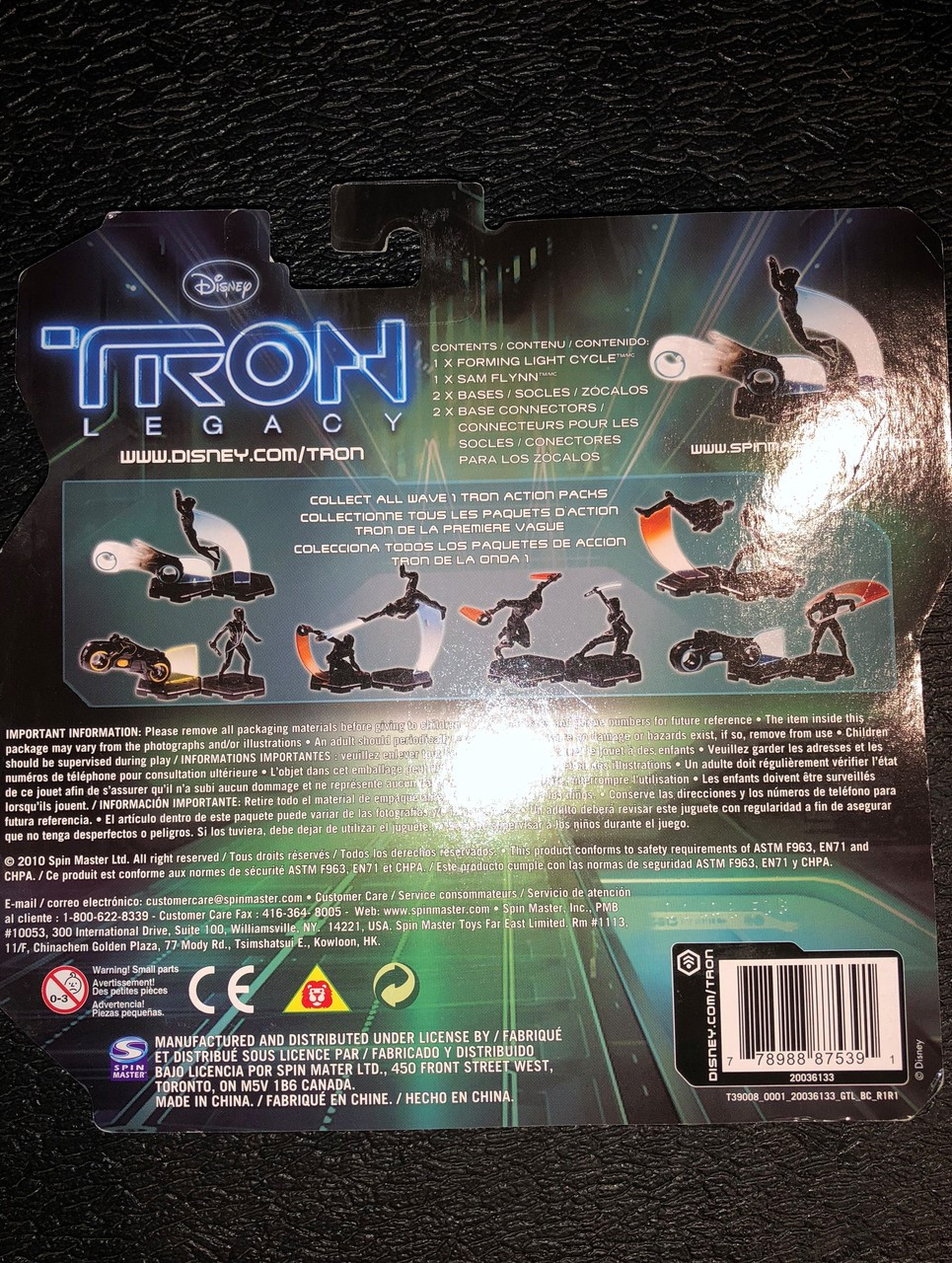 Tron Legacy FORMING LIGHT CYCLE Sam Flynn - Arcade Adventures