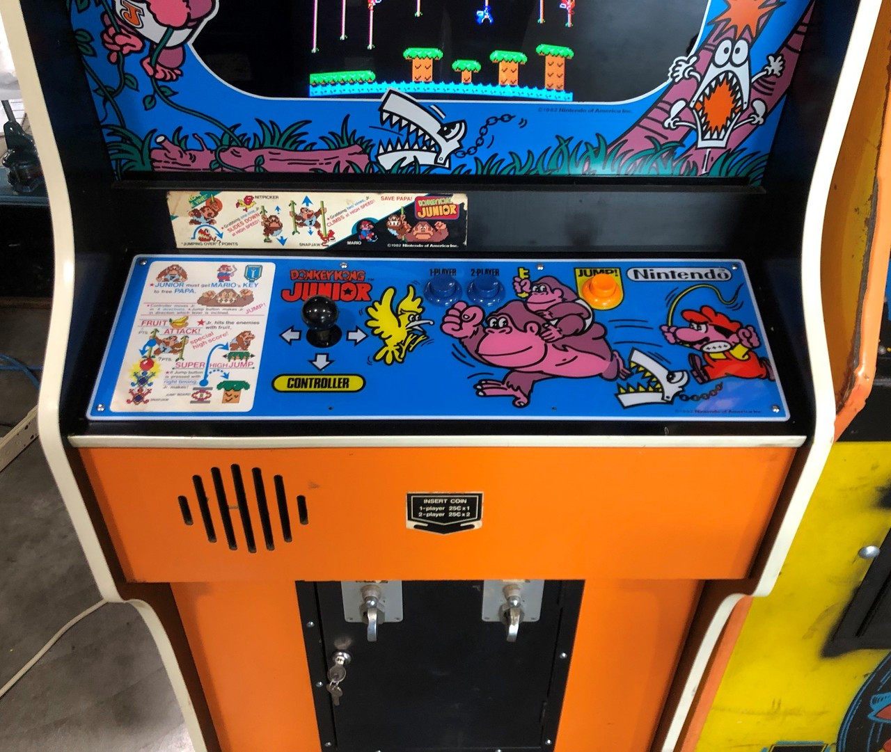 donkey kong jr arcade game
