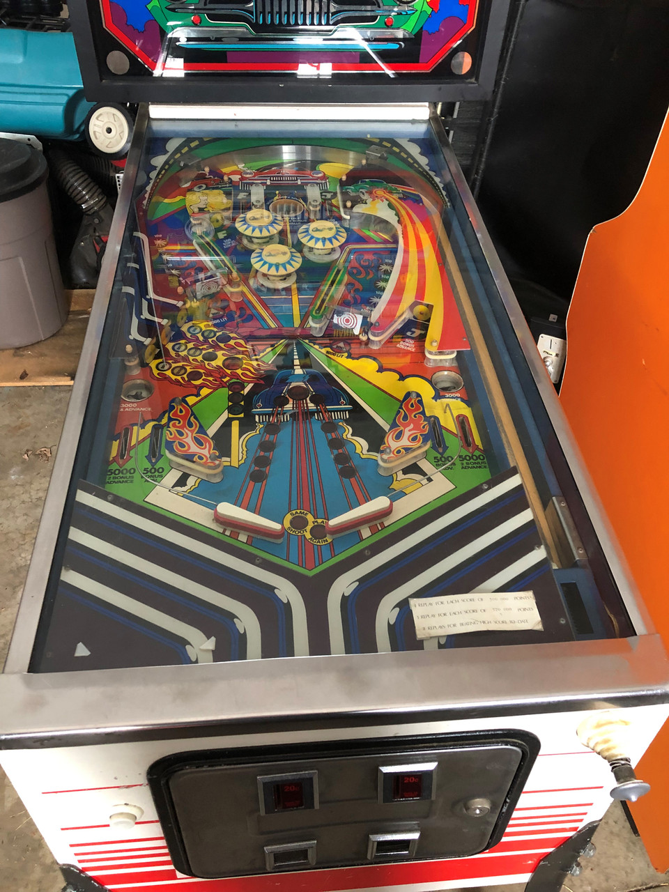 A. Hankin & Company FJ Pinball Machine - Arcade Adventures