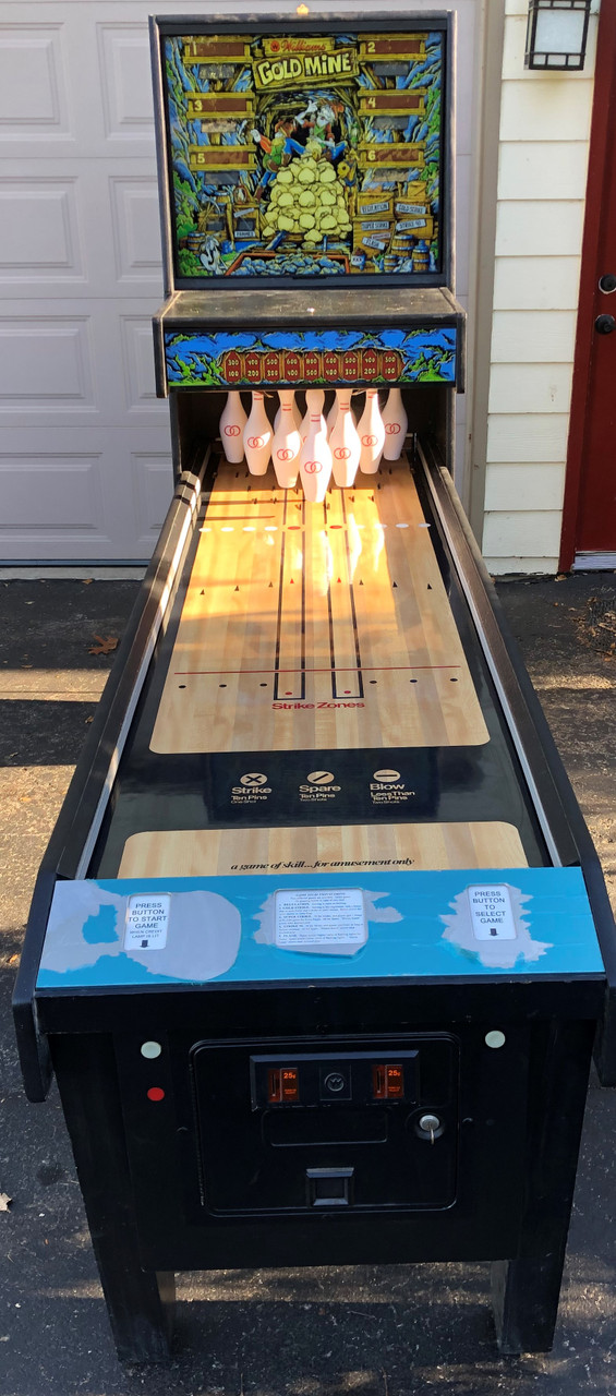Williams GOLD MINE Shuffle Alley Arcade Adventures