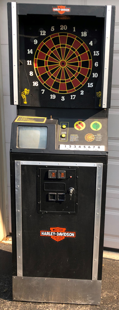 Arachnid Super Six Plus II Dart Board - Harley Davidson - Arcade