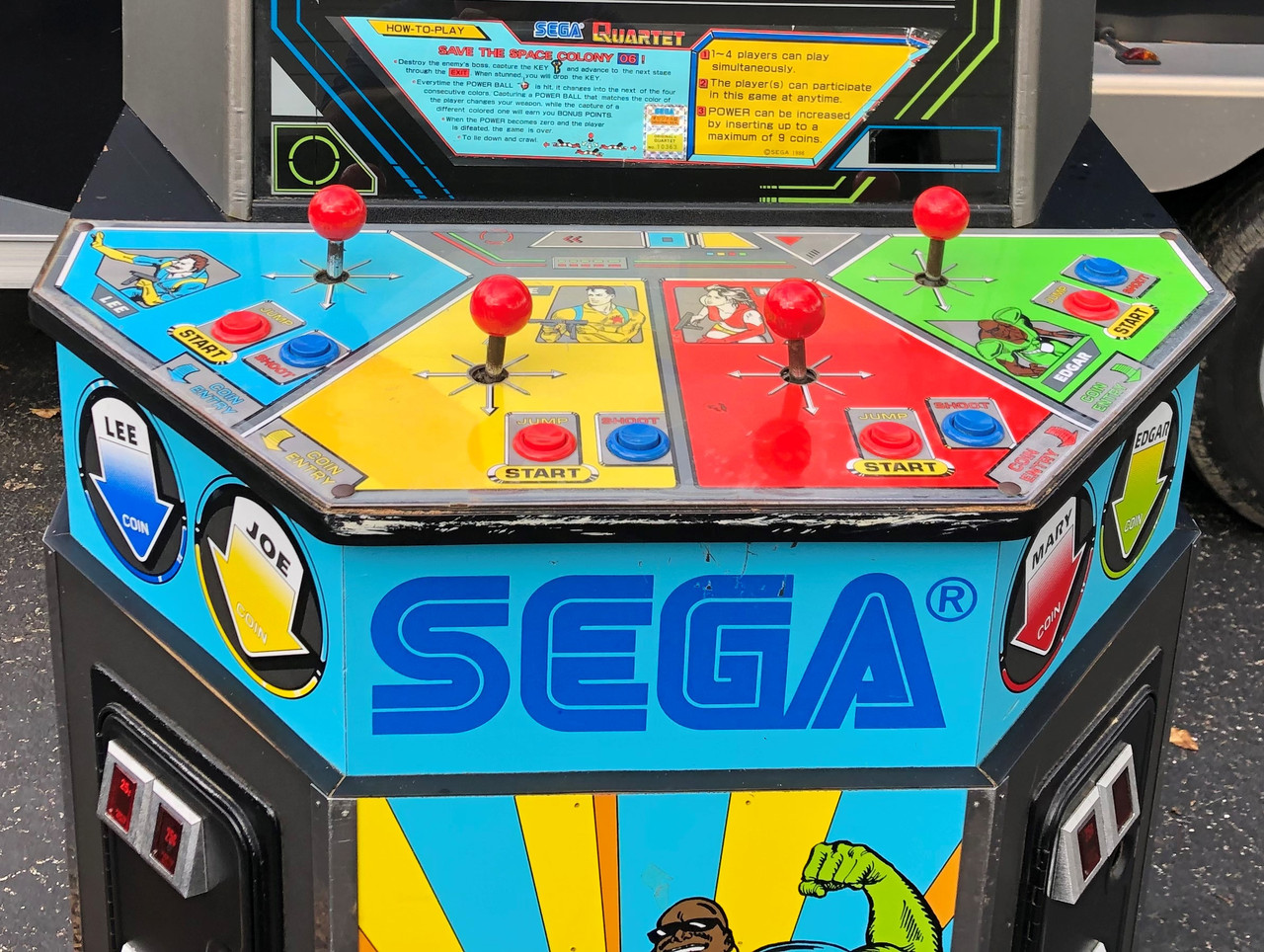 Sega QUARTET Arcade Game - Arcade Adventures