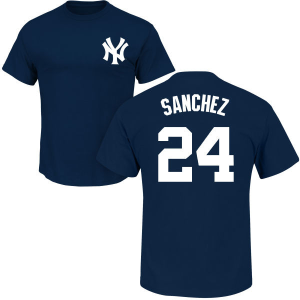 Gary Sanchez T-Shirt - Navy NY Yankees 