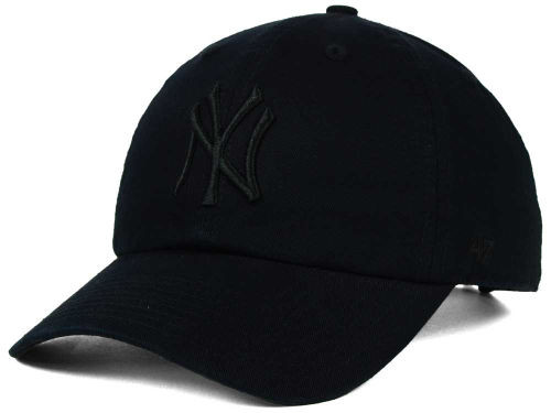 yankees all black cap