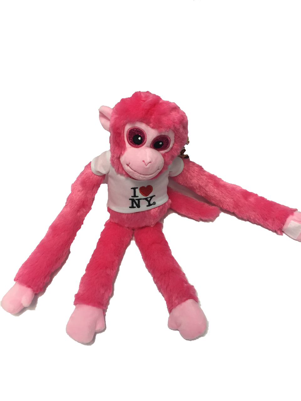 pink stuffed monkey