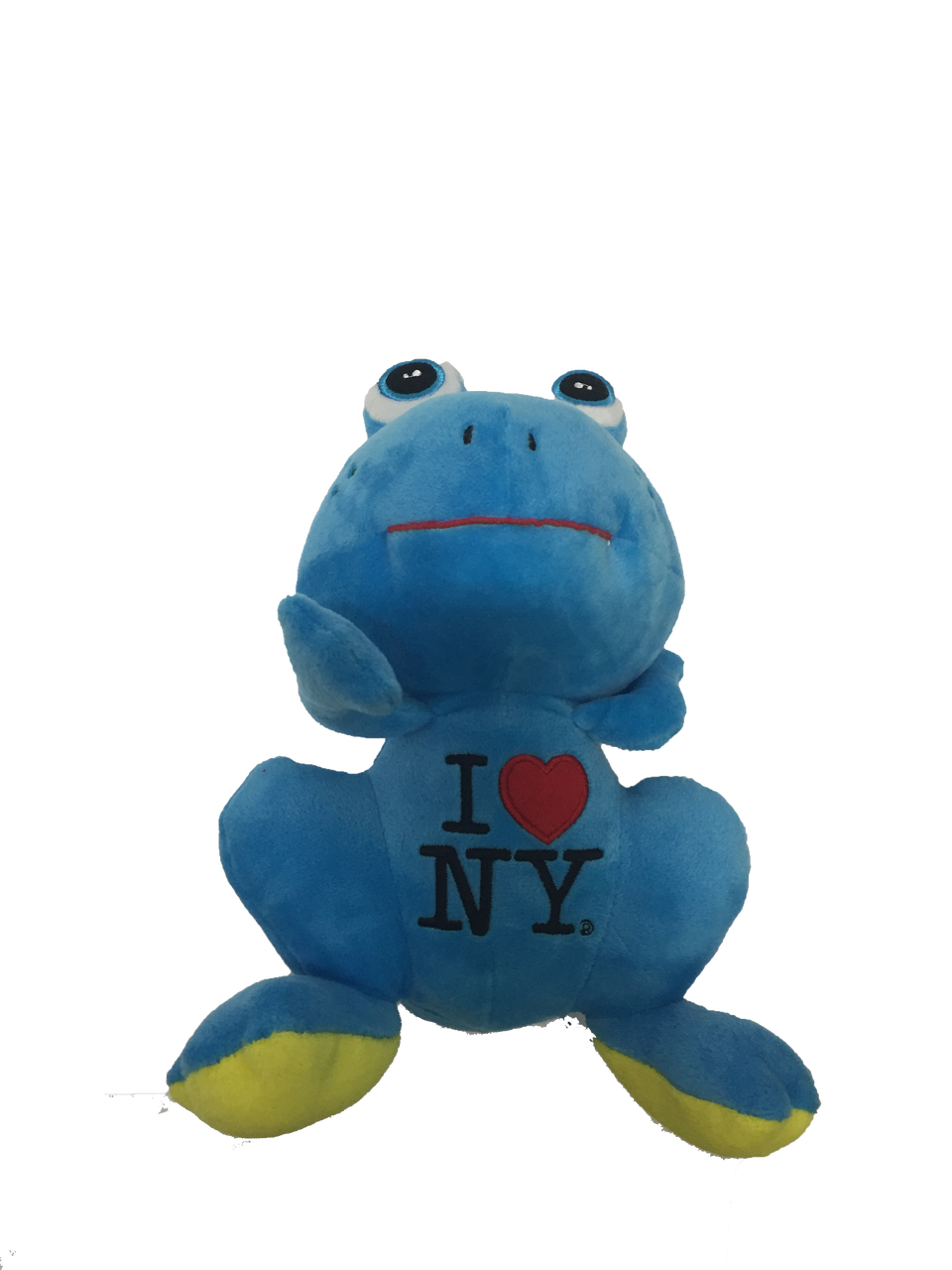 I Love NY Plush Blue Frog