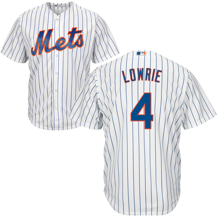 Jed Lowrie Jersey - NY Mets Replica 