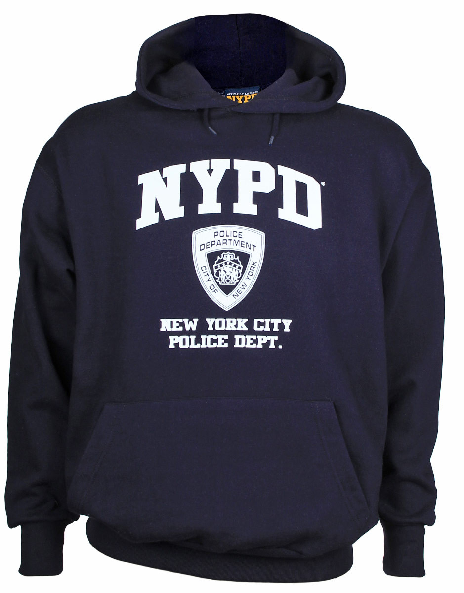 nypd hoodie navy