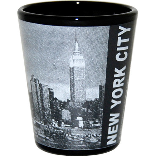 New York City Skyline Photo Shot Glass