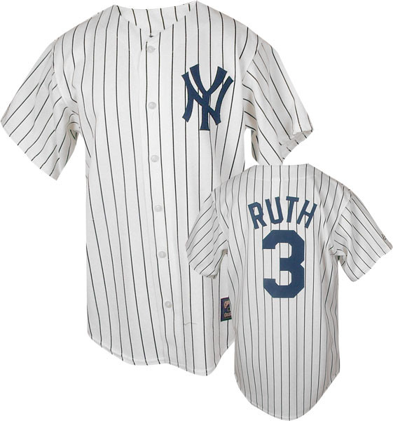 babe ruth jersey authentic