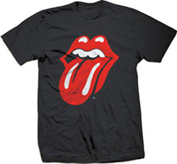 Rolling Stones Black Adult T-Shirt