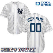 NY Yankees Replica Personalized Home Jersey