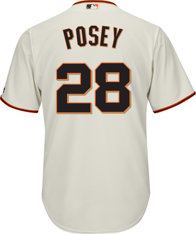 buster posey jersey black