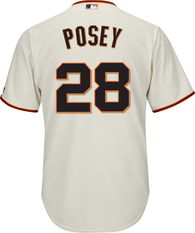 Buster Posey Jersey - San Francisco Giants Adult Home Jersey