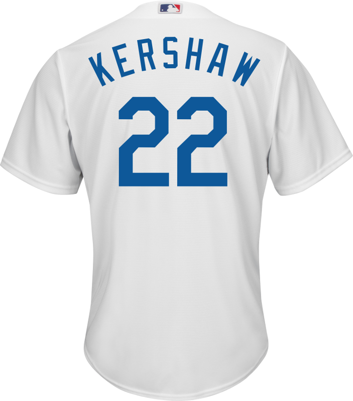 Clayton Kershaw Jersey - La Dodgers 
