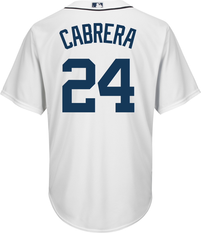 Miguel Cabrera Jersey - Detroit Tigers 