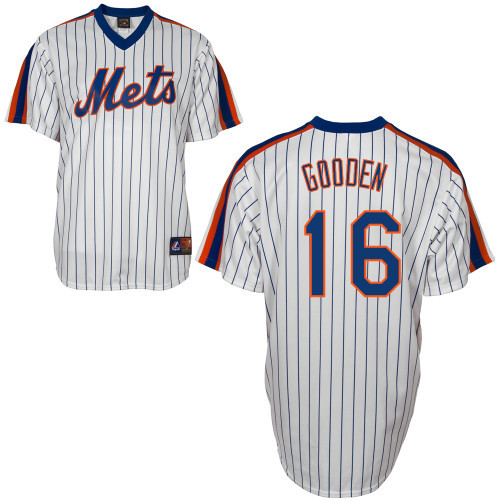 Dwight Gooden Jersey - White New York Mets Cooperstown Throwback Jersey